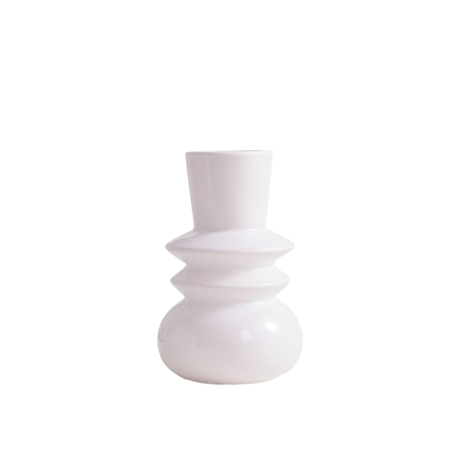 Flower Holder Irregular Ceramic Flower Vase For Living Room Tabletop For Centerpiece