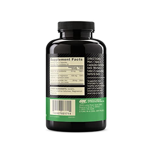 Optimum Nutrition Zinc and Magnesium Aspartate Recovery Supplement, 180 Ct - image 8