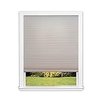 Redi Shade No Tools Easy Lift Trim-at-Home Cordless Cellular Light Filtering Fabric Shade Natural, 30 in x 64 in, (Fits…