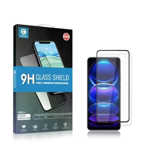 Image of 9H Tempered Glass Screen Protector for Redmi Note 10 - Anti-Scratch, HD Clear, Bubble Free, White Edge | Pack of 10