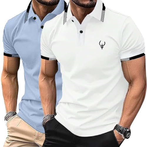 Image of Lymio Polo T Shirt for Men || T Shirt for Man || Collar T Shirt Style Men (Packs Also Available) (Polo-40-43)