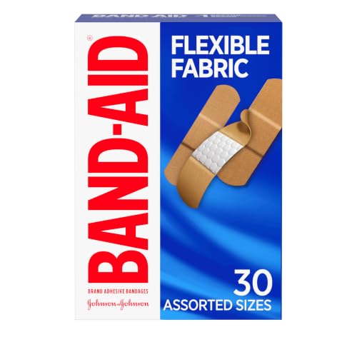 Band-Aid Brand Flexible Fabric Adhesive Bandages, Comfortable Sterile Protection & Wound Care for...