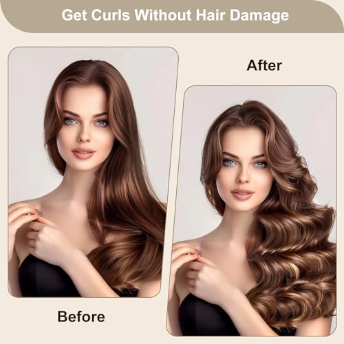 Hastes de cachos sem calor para cachos noturnos – 3 peças de modeladores de cabelo para mulheres (ca