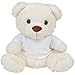 Mumbles - Peluche con diseño de osito con camiseta para niños (Pequeña (S)/Crema)
