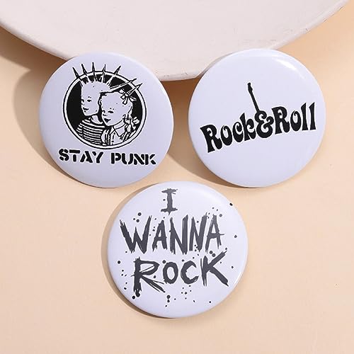27 Pieces Mixed Pinback Buttons 1.7 Inch Round Letter Skull Head Mouse Animal Button Pins for Backpacks Punk Buttons Badges Accessories Gifts