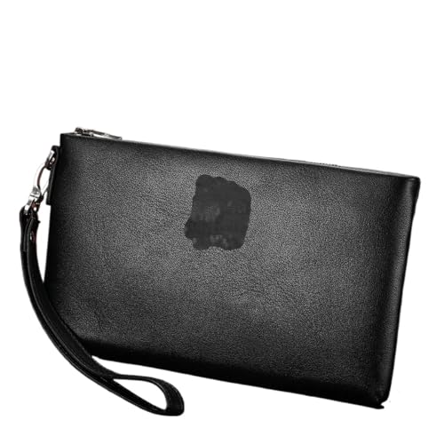 Portefeuille Long pour Homme anti-piratage RFID en cuir véritable souple