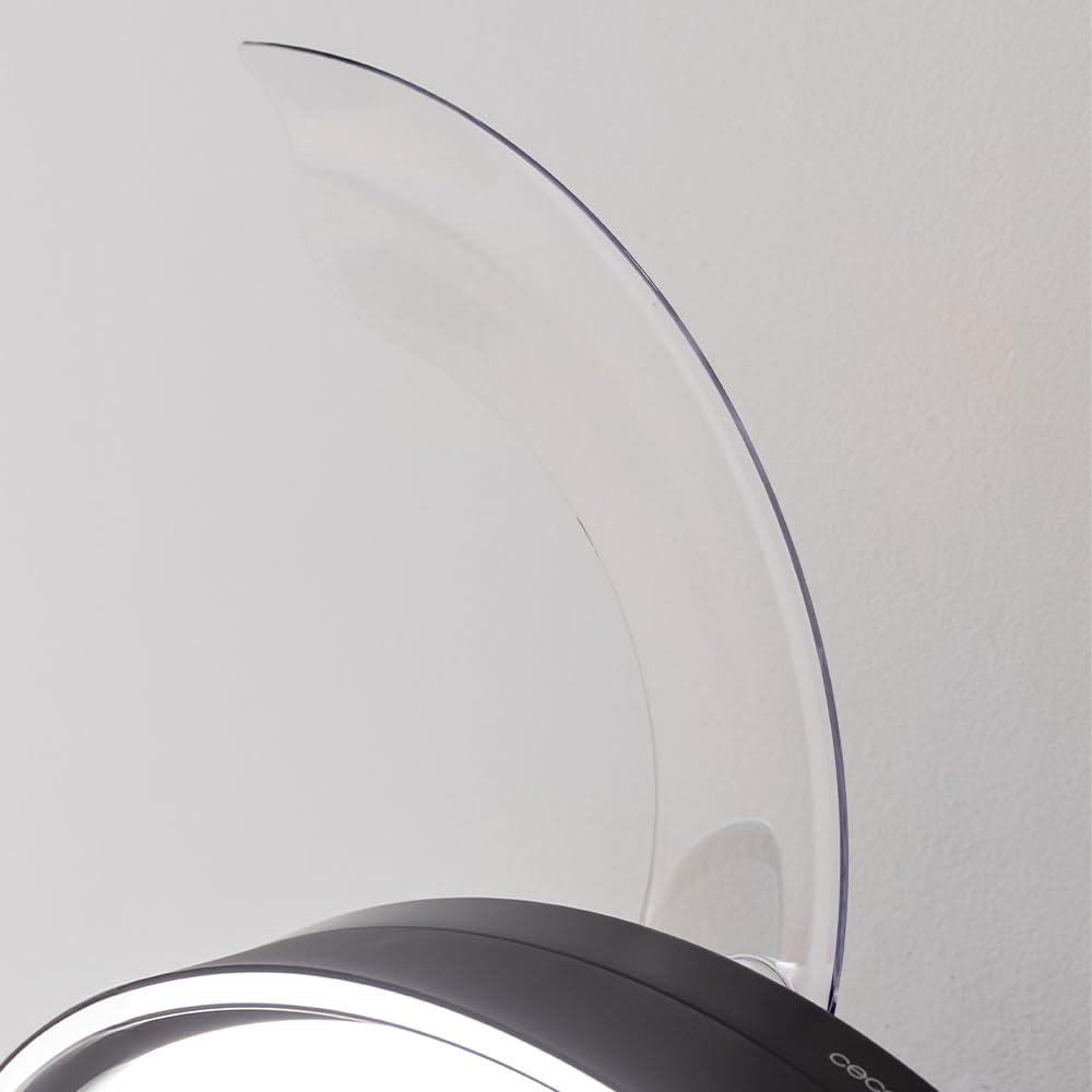 Cecotec Ventilatore da Soffitto con Luce e Pale Retrattilie EnergySilence Aero 4280 invisibile Black. 40 W, diametro 42" (106 cm), timer, 3 tonalità di luce, funzione estate-inverno, nero