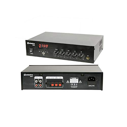 Amplificatore miscelatore linea 100V (25W w/USB, FM e Bluetooth)