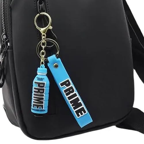 Image of Penny Wise Trendy Prime Drink Keychain | Logan Paul & KSI Design | Hard Silicone,Unbrekable | Travel Essential | Kids Friendly | Comes With Strap & Bag Hook | Single Piece.
