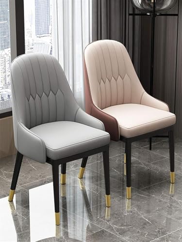 Chaises de salle à manger vintage velours contre le mal de dos - 6
