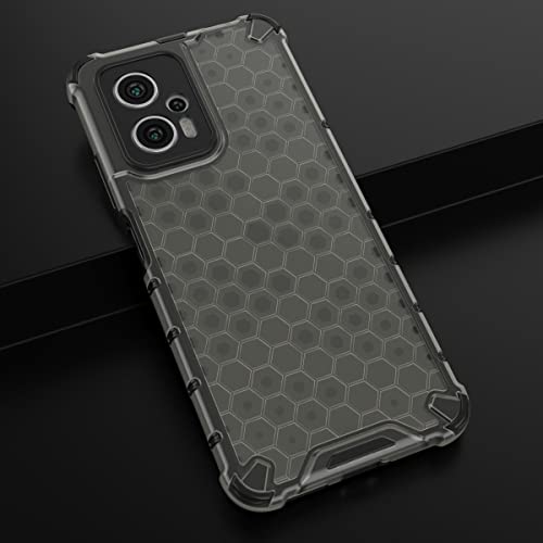 Image of Glasgow Back Case Cover Designed for Mi Redmi K50i 5G - Black