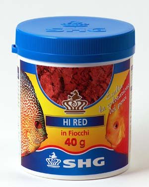 Mangime per pesci d acqua marina e dolce acquari SHG 40 g in fiocchi HI RED