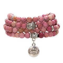 Rhodochrosite-Lotus OM-Buddha