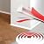 GAMZAU 118inch Flexible Quarter Round Molding Caulk Strip, Peel and Stick Vinyl Trim for Wall Corner Ceiling, Backsplash Tile Edge, Countertops, Baseboard, Floor(White)