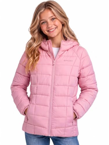 Spyder Girls Packable Puffer Jacket with Hood...