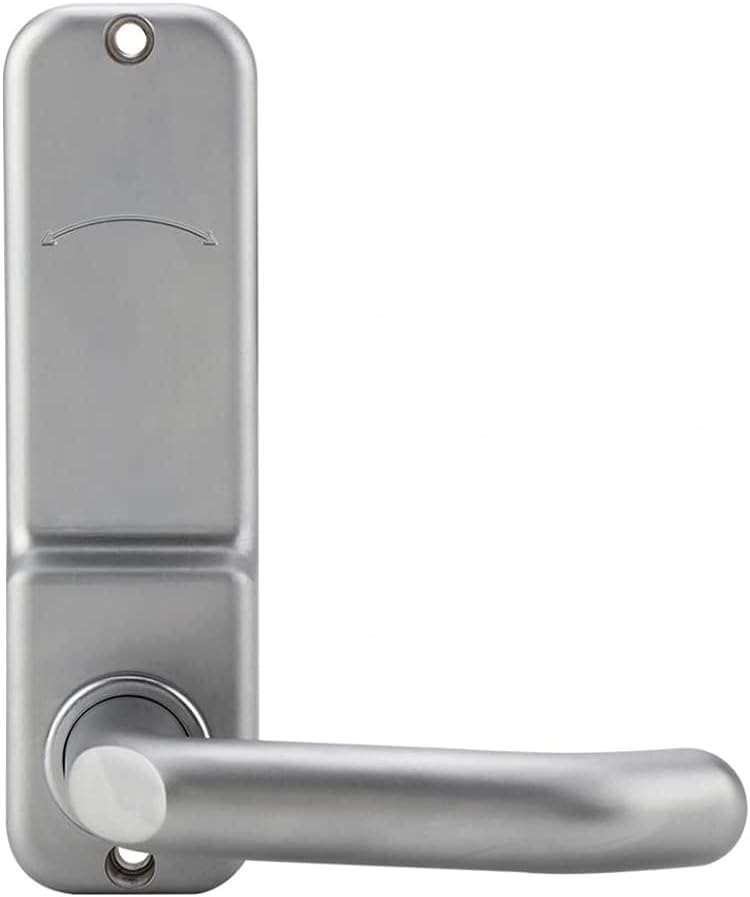 Digital Door Lock Password Door Locks Smart Code Keypad Password Keyless Mechanical Door Lock Locker (Color : Silver, Size : 14.2cm*4.4cm)