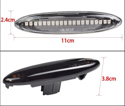 Clignotant dynamique LED noir pour Lexus IS250 2006-2009