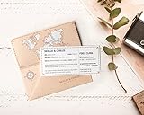 Tarjetón impreso sobre cartulina gruesa