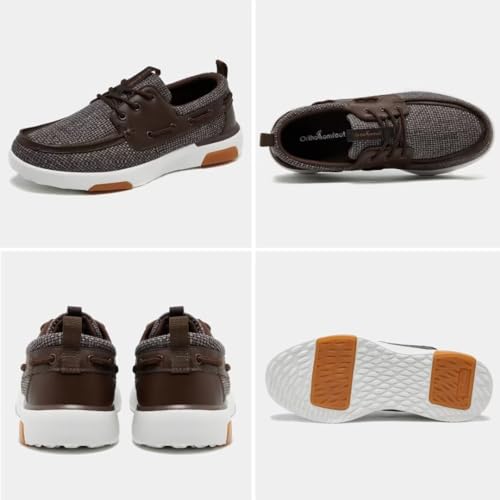 OrthoComfoot Men's Orthopedic Walking Shoes with Arch Support: Casual Plantar Fasciitis Slip-On Loafers for Flat Feet, Orthotic Adjustable Fashion Sneakers for Foot and Heel Pain2