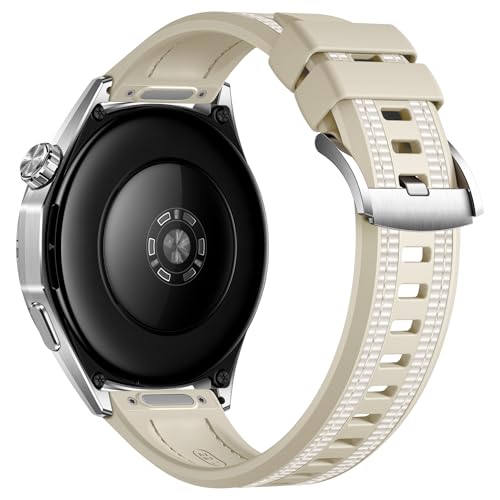 Image of One Click 22mm Strap Compatible with Huawei Watch GT6 Pro GT 6 46mm Band Nylon Silicone Replacement GT5 GT4 Strap Compatible with Garmin Venu 4 Bands 45mm,GTR 4,Bip 6,Vivoactive 4