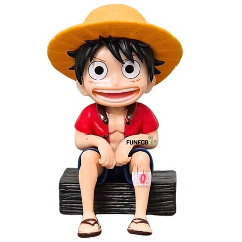 Image of Blue Aura Luffy Action Figure Height-9cm Collectible for Kids & Adults Gifting | Lu-fy Bandg
