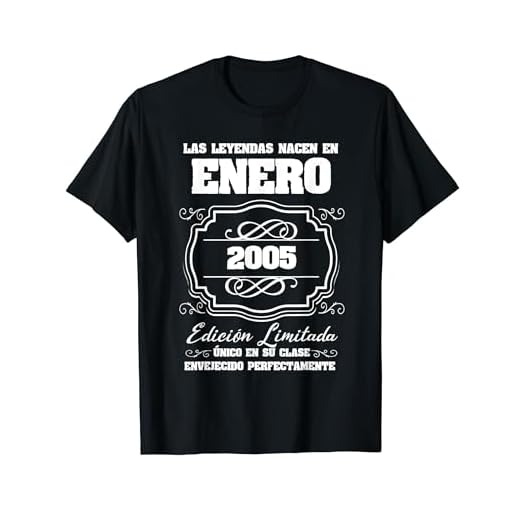 Las Leyendas nacen en Enero 2005 17 Cumpleaños Camiseta