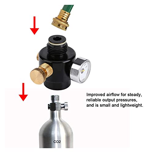 Soupape de commande Co2 0-300 psi et régulateur de pression de compression