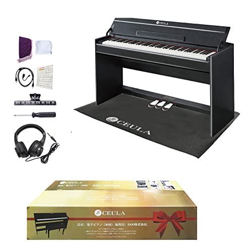 Amazon | CEULA 電子ピアノ 88鍵盤 コンパクト Bluetooth グレード
