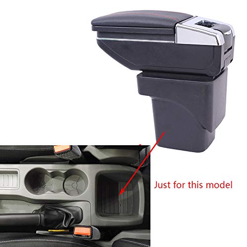 Caja de Almacenamiento Reposabrazos de Piel para Focus MK2 2009-2011 Consola Central...