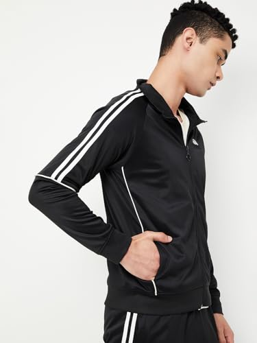 Image of Max Men Striped Athleisure Sweatshirt