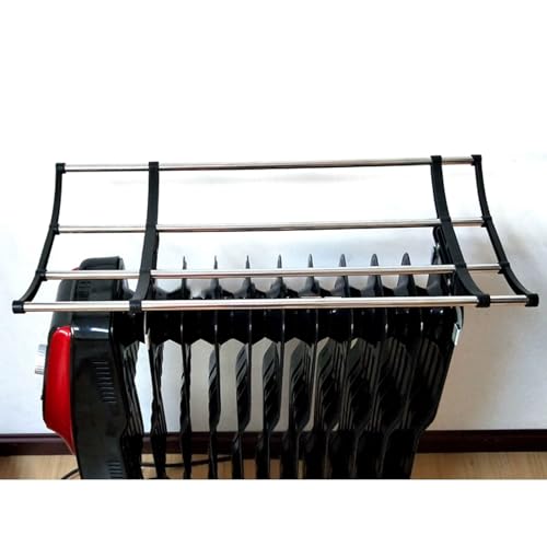 Oil Filled Radiator Heater Drying Rack, Adjustable Stainless Steel Clothes Drying Rack for Oil Heaters, for Indoor and Outdoor Use(60cm/24in)