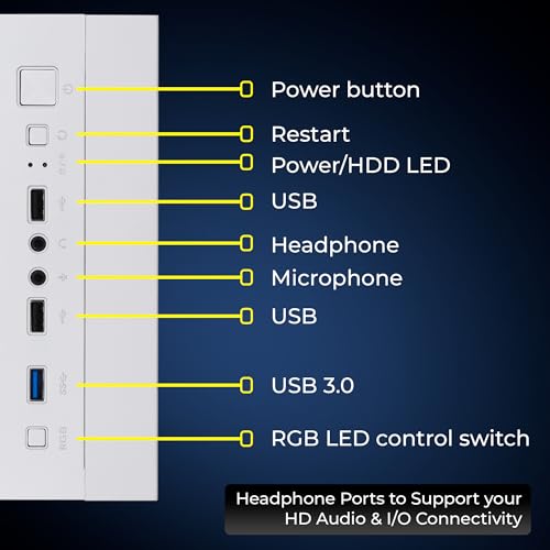 Image of ZEBRONICS Slayer Mid-Tower Premium Gaming Cabinet ATX /MicroATX /MINI ITX, 3X 120mm Front + 1x 120mm Rear Fan, Halo Glow Ring RGB Fans, RGB LED Modes, Tempered Glass Side Panel, USB 3.0