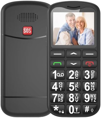 Teléfono Móvil para Personas Mayores Libre, gsm Dual SIM Telefono...