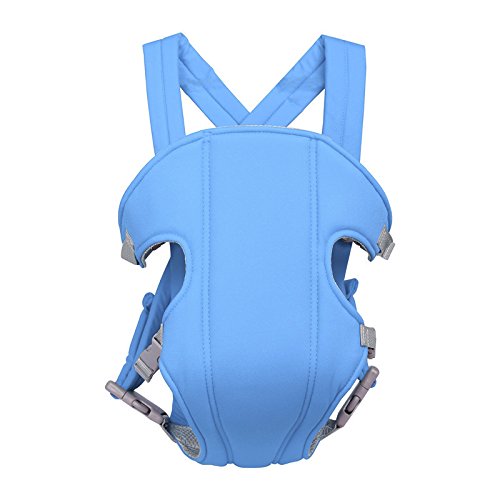 Bolsa Transporte Canguru Bebe Passeio Ergonômico Conforto com Carregador para 12 Kg 2 Posições (Azul