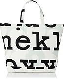 [マリメッコ] トートバッグ 091011 AhkeraUnikkoLogo ライトグリーン/オフホワイト コットン レディース Free Size [並行輸入品]