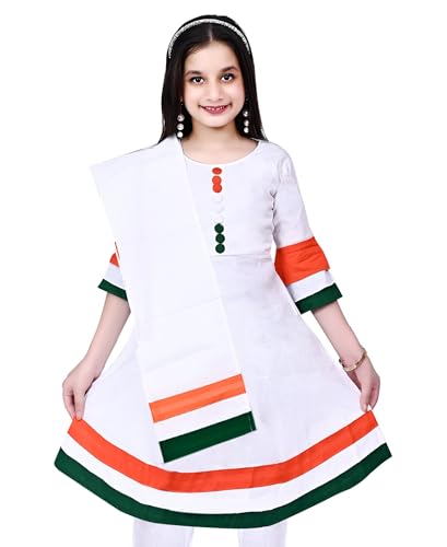 Image of Arshia Fashions Girls Ethnic Wear Kurti and Dhoti Pant Set