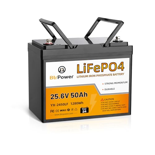Image of 24V 50Ah LiFePO4 Ba ttery,24V Trolling Motor Lit hium B attery