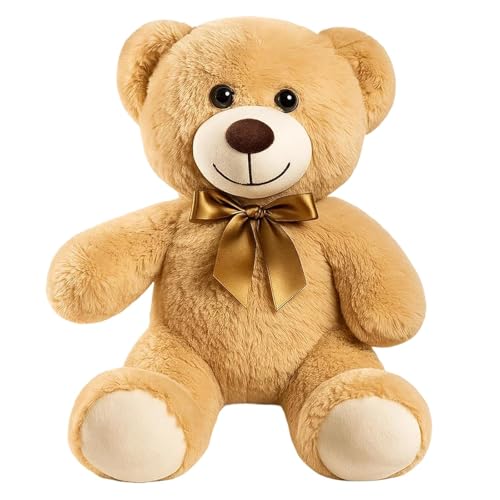 KbouZgxa Teddybär, Brauner Teddybär 35 cm, Weiches Plüschtier, Geburtstagsgeschenk Und Valentinstag Idee, Kleiner Kuschelbär Für Emotionale Unterstützung