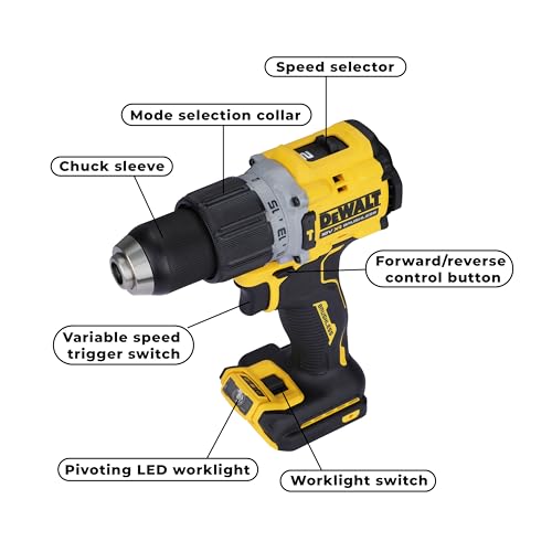 Trapano A Percussione 18 V - Dewalt DCD805N-XJ - 3