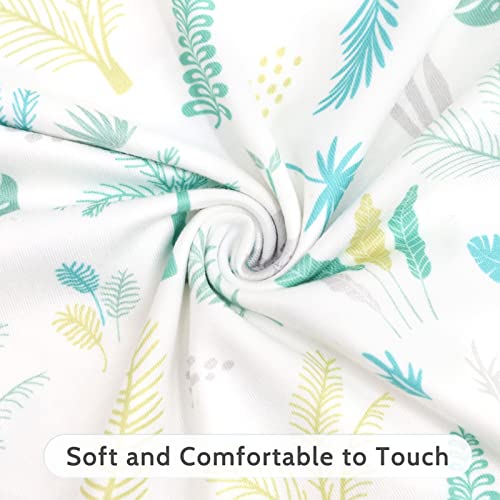 Nursing Pillow Cover For Baby Girls Boys, Removable Breastfeeding Pillow Slipcover Fits Snug On Newborn Feeding Nursing Pillows, Leaf Floral #TOP3