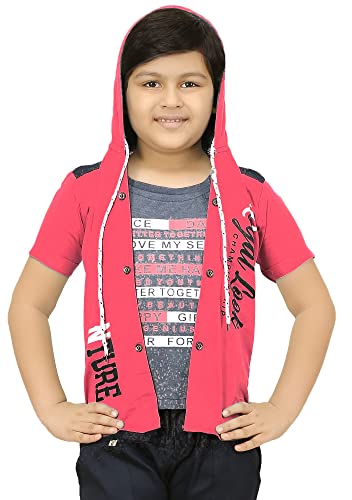Image of Boys Hoodies Jacket with T-Shirt