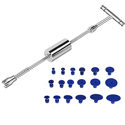 CENPEK Dent Repair Hail Removal T Bar Slide Hammer Glue Puller Tabs Car Body Tools