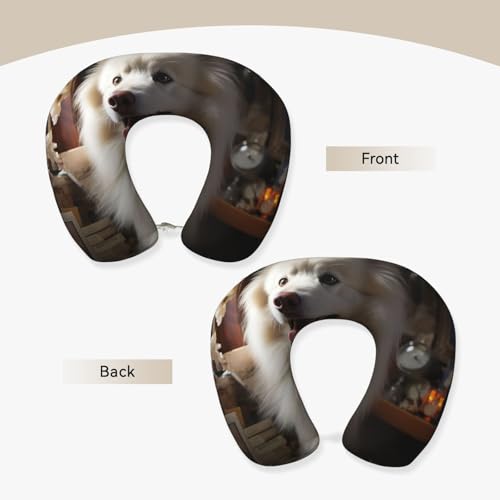 Almohada de espuma viscoelástica para cuello tamaño único miniatura 3