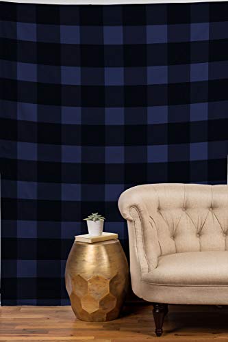 Deny Designs Allyson Johnson Woodsy Blue Plaid Tapestry, 60" X 80 #TOP1