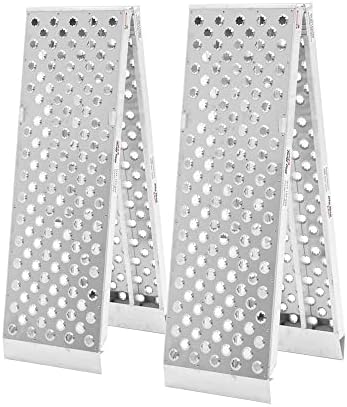 Big Boy EZ Rizer MF2-9619-EZ-UTV Aluminum 8' Arched Folding Dual Runner ATV Ramps by Black Widow