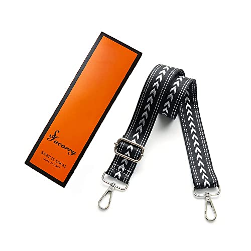 Image of S-Jacorry Purse Strap Replacement Crossbody Wide Shoulder Strap Adjustable Canvas Straps Handbag Strap Replacement Belts