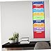 STOBOK Wall Hanging Storage Bag Office File Organizer Wall Pockets Organizer No Fading Tear Resistant Suitable for Home Office