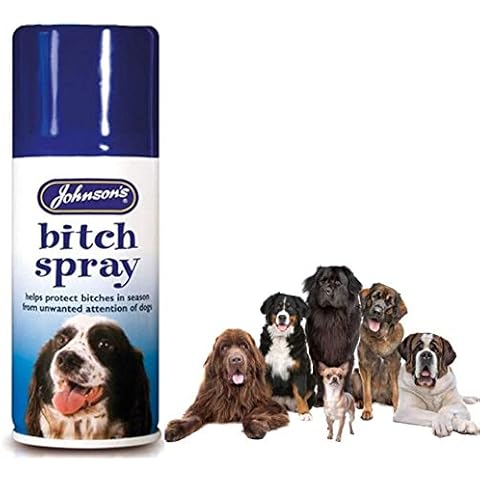 Johnson's Bitch Season Spray Aerosol 150ml to deter unwanted Male Dogs (Bitch Spray) Cover