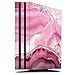 DeinDesign Skin Compatibile con Sony Playstation 4 PS4 PRO Pellicola Adesivi Sirenetta Marmo Glitter Look