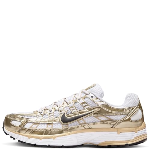Baskets Nike W P-6000 femmes blanches et or en taille 44.5